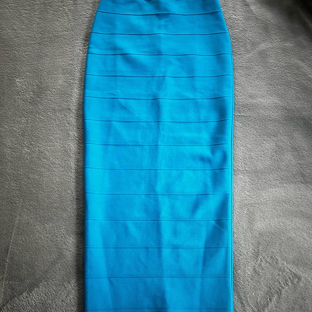Fashion Nova Bodycon Turquoise Skirt